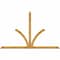 Ekena Millwork Richland Rough Sawn Timber Gable Bracket, Western Red Cedar, 108"W x 68"H x 4"D x 4"F, 15/12 Pitch GBW108X68X0404RIC00RWR - alternate 1